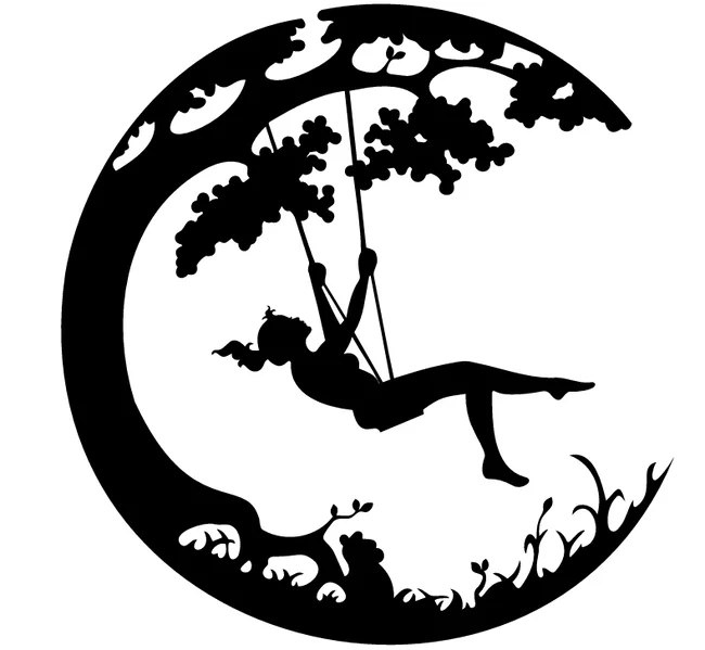 Декор на стіну (панно) “Мрії під деревом” (лазерна порізка)