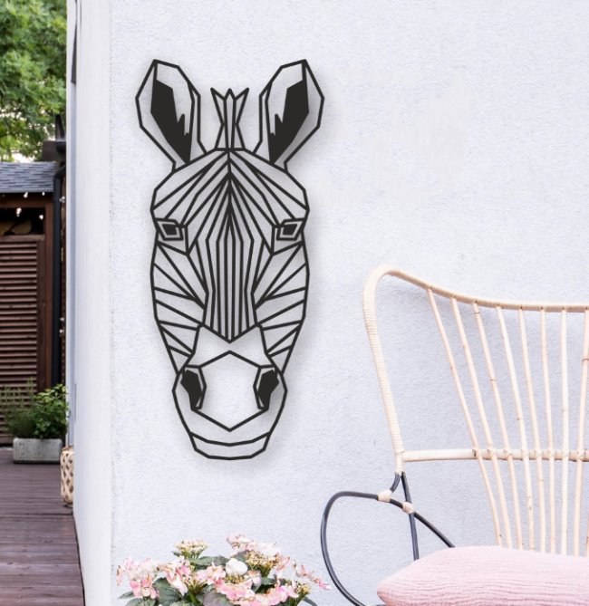 Декор на стіну (панно) “Душа Зебри” (лазерна порізка)